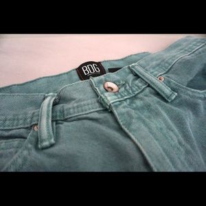 BDG turquoise boyfriend denim jeans